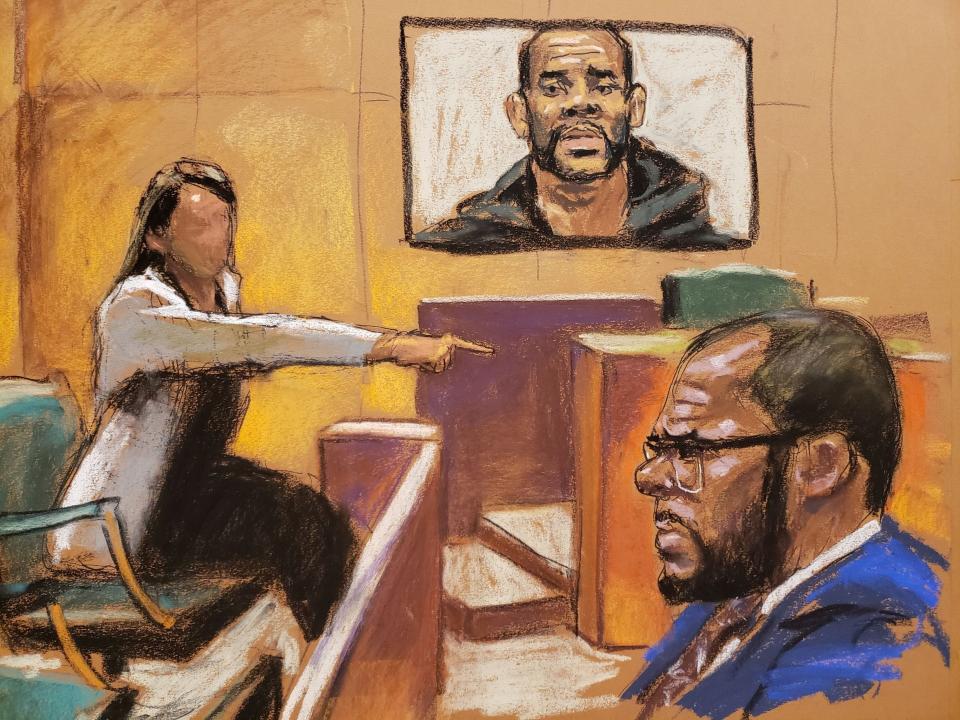 r kelly trial addie courtroom sketch