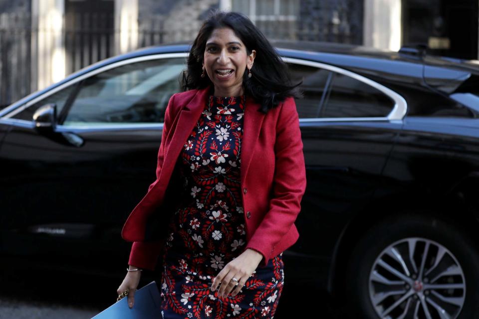 Suella Braverman, Britain's Attorney General: AP