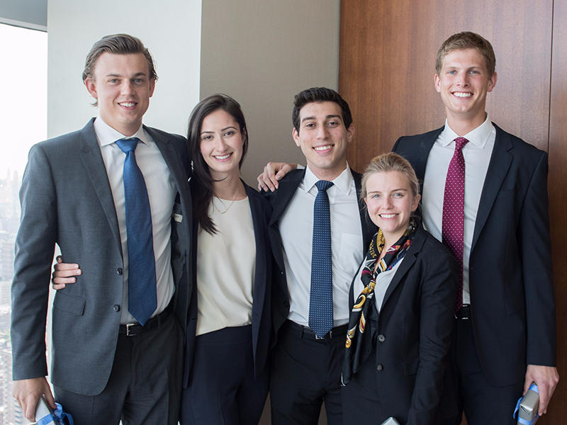 Goldman Sachs analysts Paul Antonios, Olivia Benjamin, Peter Heye, Ashley Macaulay, Sam Obletz