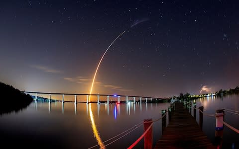 SpaceX Falcon 9 rocket lifts off to ISS from Kennedy Space Center - Credit: REUTERS