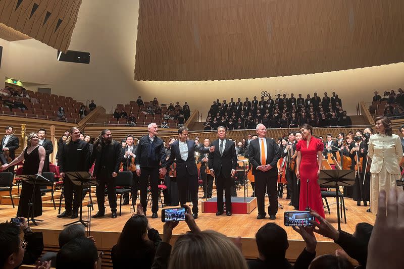 'Emigre' debut performance at the Shanghai Symphony Orchestra Hall in Shanghai