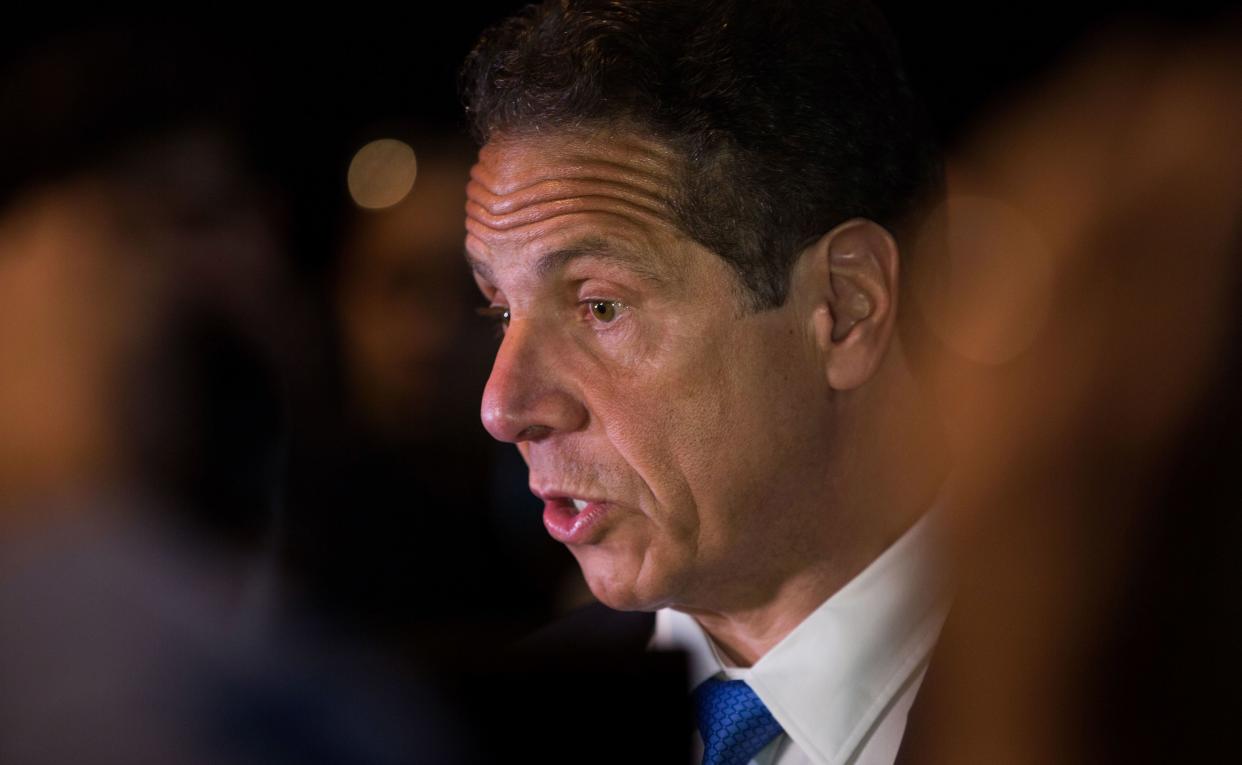 Gov. Andrew Cuomo easily won the Democratic primary on Thursday night. (Photo: Kevin Hagen via Getty Images)