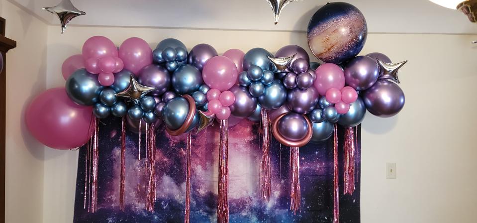 Nilsa Arce-Masso started Masso Balloons Decor in April 2022 to bring her love of balloons to the masses. One of her favorite displays had a space theme because she loved the colors.