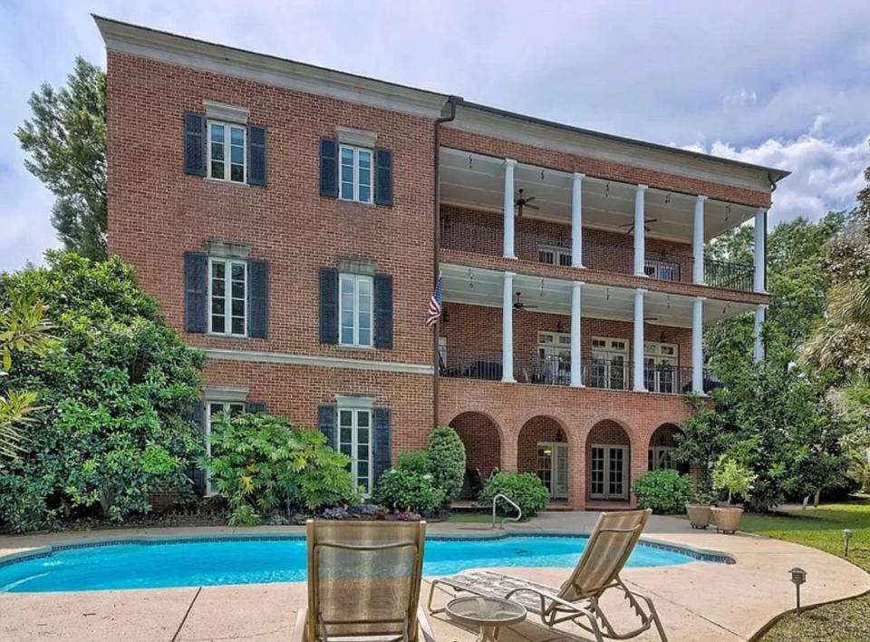 This $1.27 million Columbia home with Charleston-style porches was recently listed for sale.