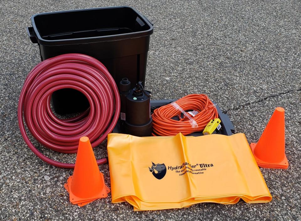 The Fish-Friendly Car Wash Kit, including safety cones, water barrier, a pump and electric connections, can be borrowed from the ODC Network to help keep waterways clean.