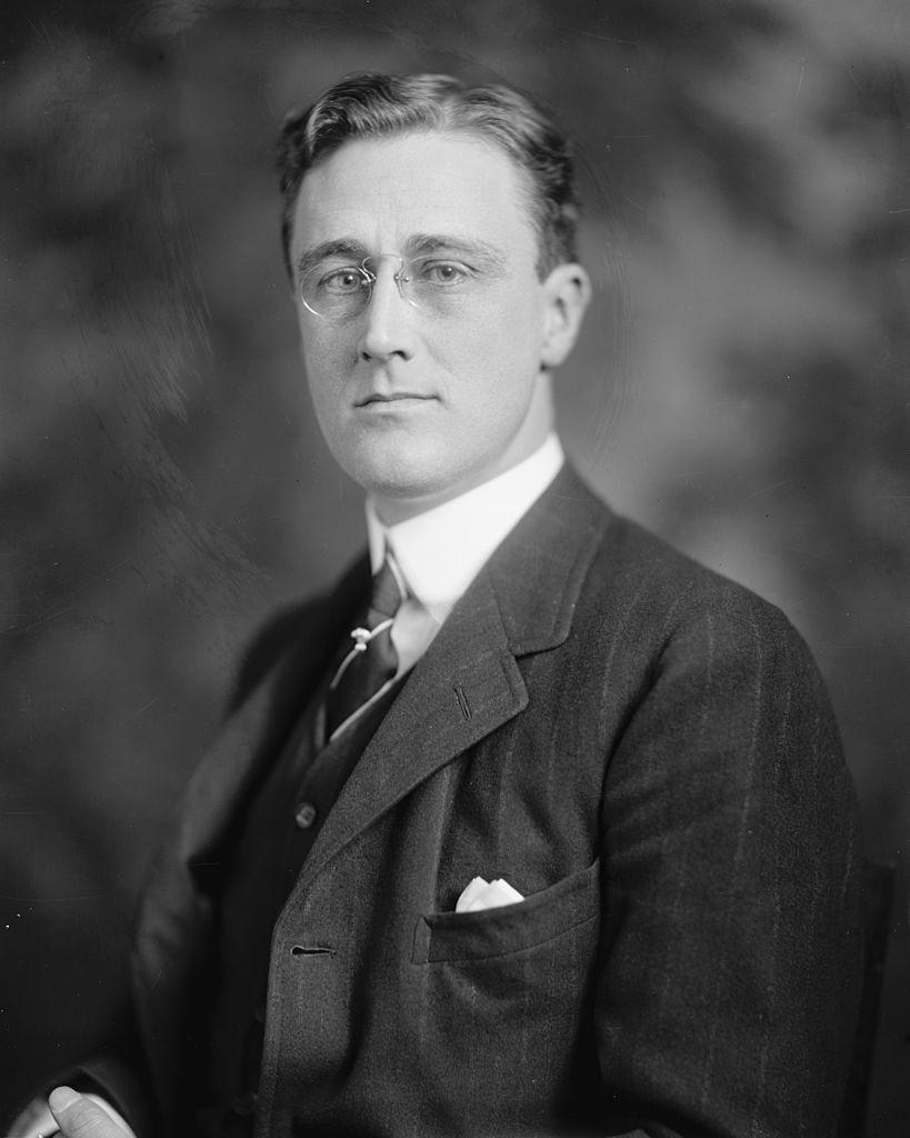 <p>President Franklin D. Roosevelt was midway through his first term of office in 1935. And his name was also surging in popularity: It hit 65 that year, while Frank came in at 16. (The top three were no shock, though. Robert, James, and John and Mary, Shirley, and Barbara held steady.)</p>