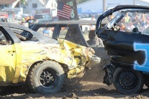 A demolition derby will be at 7:30 p.m. Saturday at the Stark County Fairgrounds.