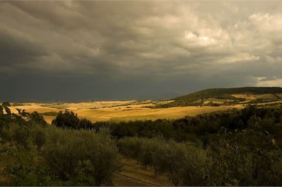 The bucolic site was occupied for centuries, but the bones were found scattered on the floor of 7th-century B.C. structures in the village.