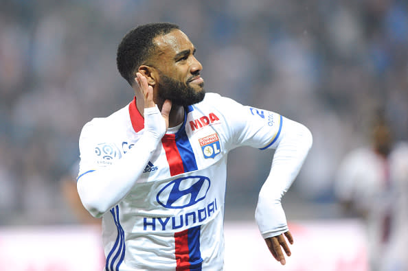 Alexandre Lacazette is a target for Arsenal.