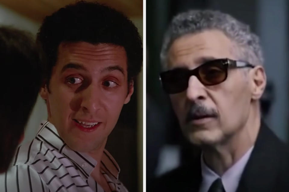 Side-by-sides of John Turturro as David in "Miami Vice" and Carmine in "The Batman"