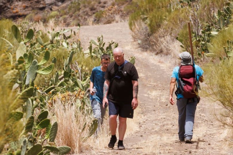 Jay’s dad Warren Slater and brother Zak continue to search in Tenerife -Credit:Stan Kujawa