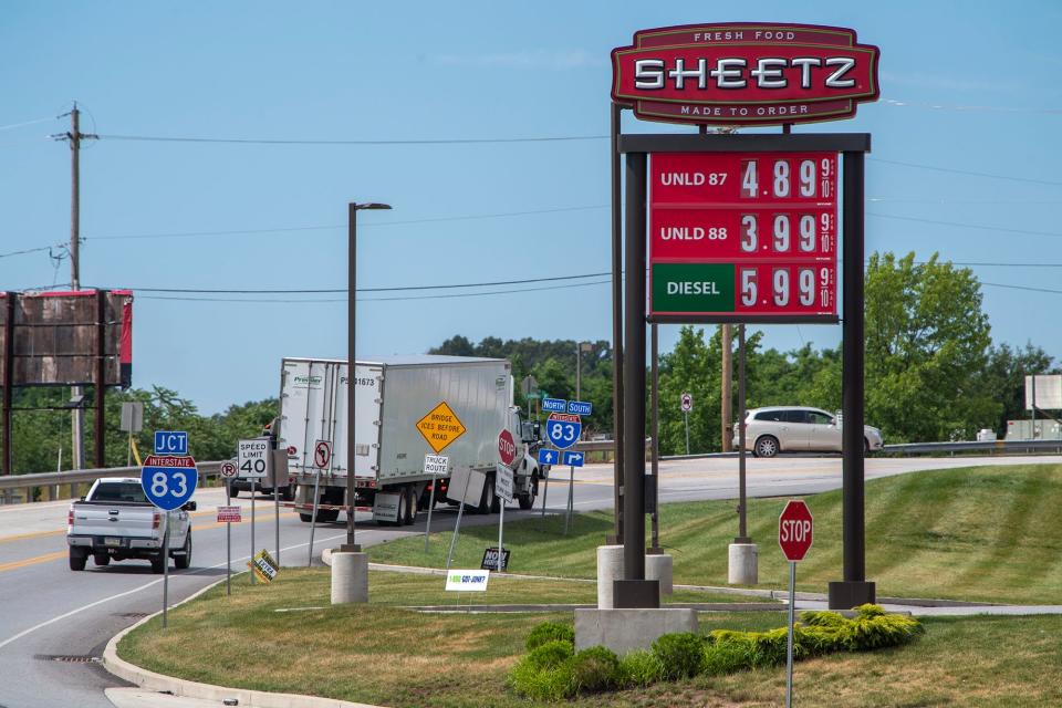 The Sheets at the Strinestown exit of Interstate 83 is offering  $3.99, 88 octane gas with 15 percent ethanol. A sign on the pump says that this should be compatible with all cars that can use that octane or below built after 2001.