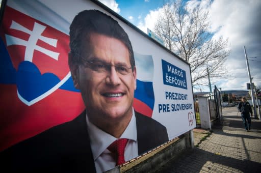 Sefcovic's campaign pledges include greater social benefits for the elderly and young families and revamped industrial and agricultural policy