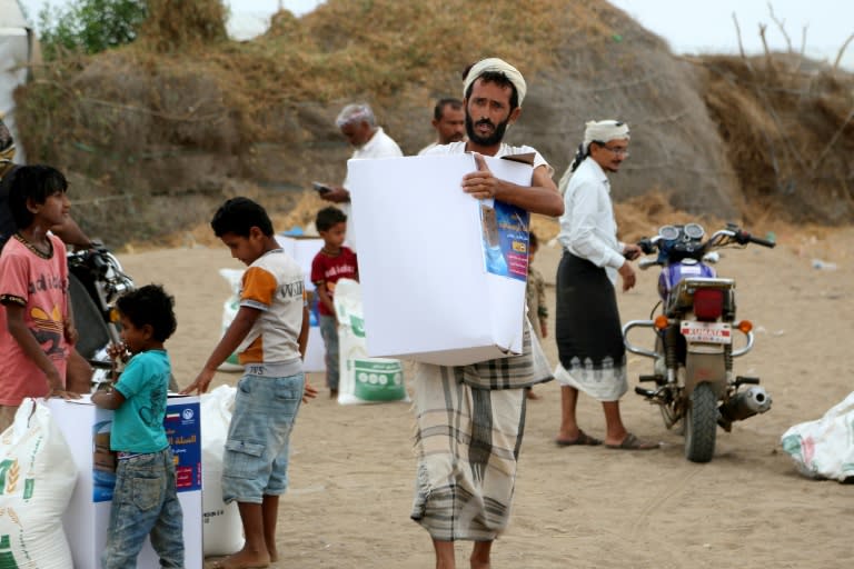 Aid groups say that more than half of Yemen's population is in need of aid after nine years of war (Khaled Ziad)