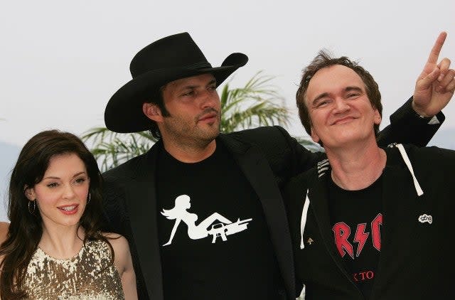 Rose McGowan, Robert Rodriguez, and Quentin Tarantino