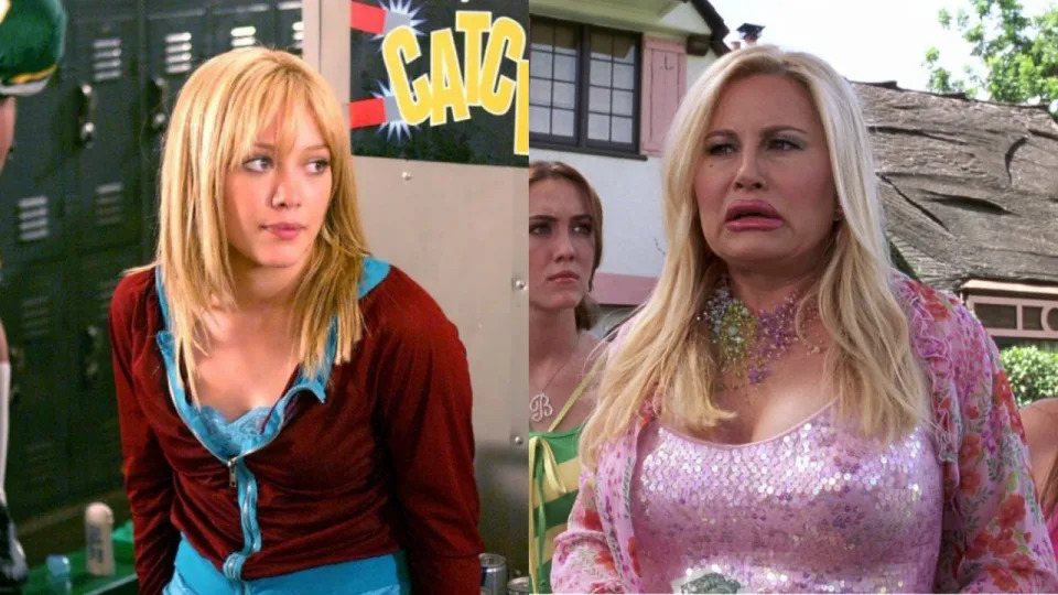  Hilary Duff and Jennifer Coolidge in 2004's A Cinderella Story 