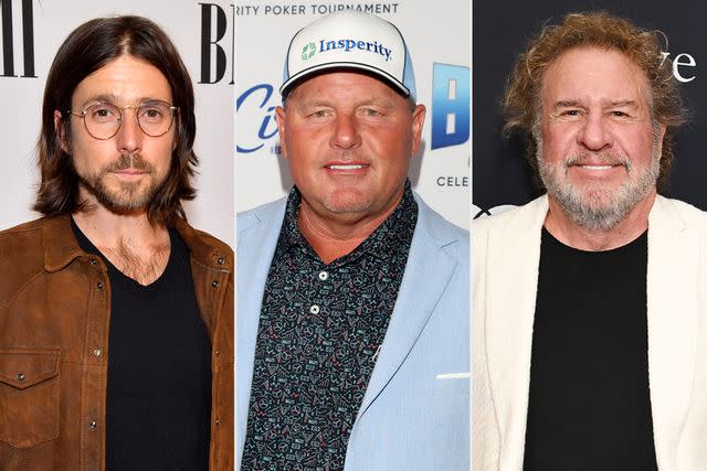 <p>Jason Davis/Getty; Gabe Ginsberg/Getty; Gilbert Flores/Billboard via Getty</p> Lukas Nelson; Roger Clemens; Sammy Hagar