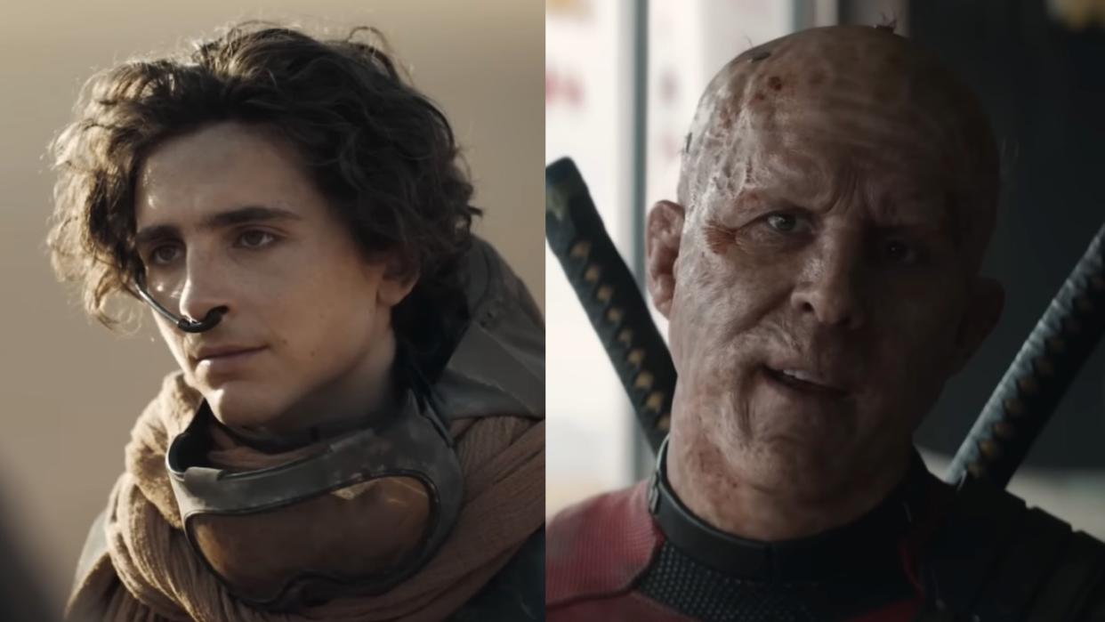  Paul Atreides and Wade Wilson side by side . 