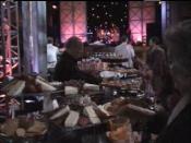  Premiere: The SF premiere gala benefitting the SF Boys & Girls Club!- Ooh, feast your eyes on the hors d'oeuvres at the premiere party... mmm... cheese...