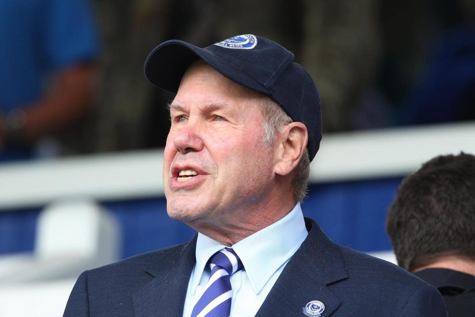 Pompey chairman Michael Eisner. (Photo: Joe Pepler)