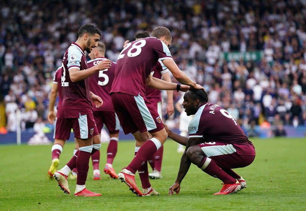 Michail Antonio scored a late winner for West Ham (Zac Goodwin/PA) (PA Wire)