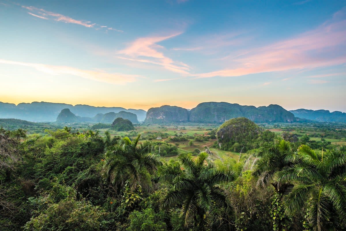 The Valle de Viñales sits at the western end of the island of Cuba (Getty Images/iStockphoto)