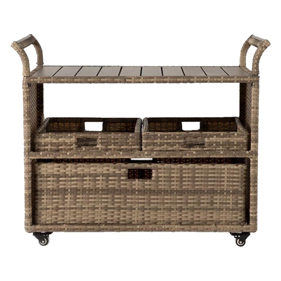 7) Capri Outdoor Bar Cart