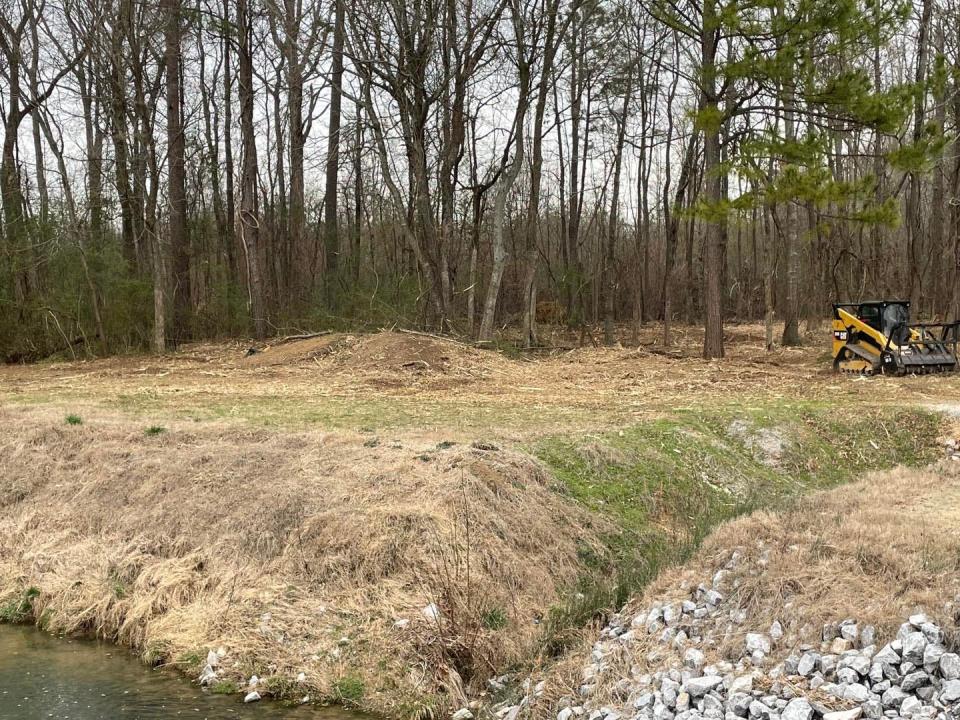 This is the site that's been selected for a new dog park in Glencoe, funded by grant money.