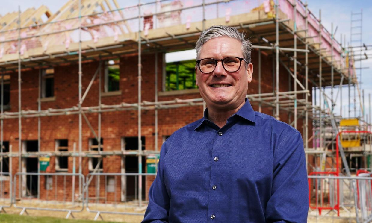 <span>Labour leader Sir Keir Starmer visits a construction site in York last week.</span><span>Photograph: Ian Forsyth/Getty Images</span>