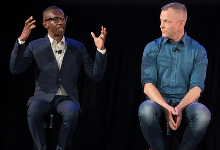 Gustav Soderstrom, Spotify Chief Research and Development Officer (R), shown with Spotify's Troy Carter, Spotify Gustav Soderstrom, Spotify Chief Research and Development Officer (R), shown with Spotify's Troy Carter, Head of Creator Services, said expanding the company's free service is part of the platform's growth strategy