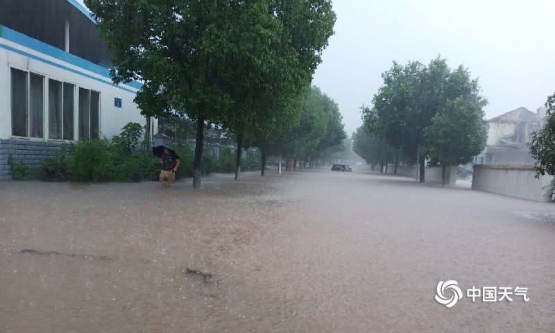 近千萬人受災。（圖／翻攝自中國天氣）