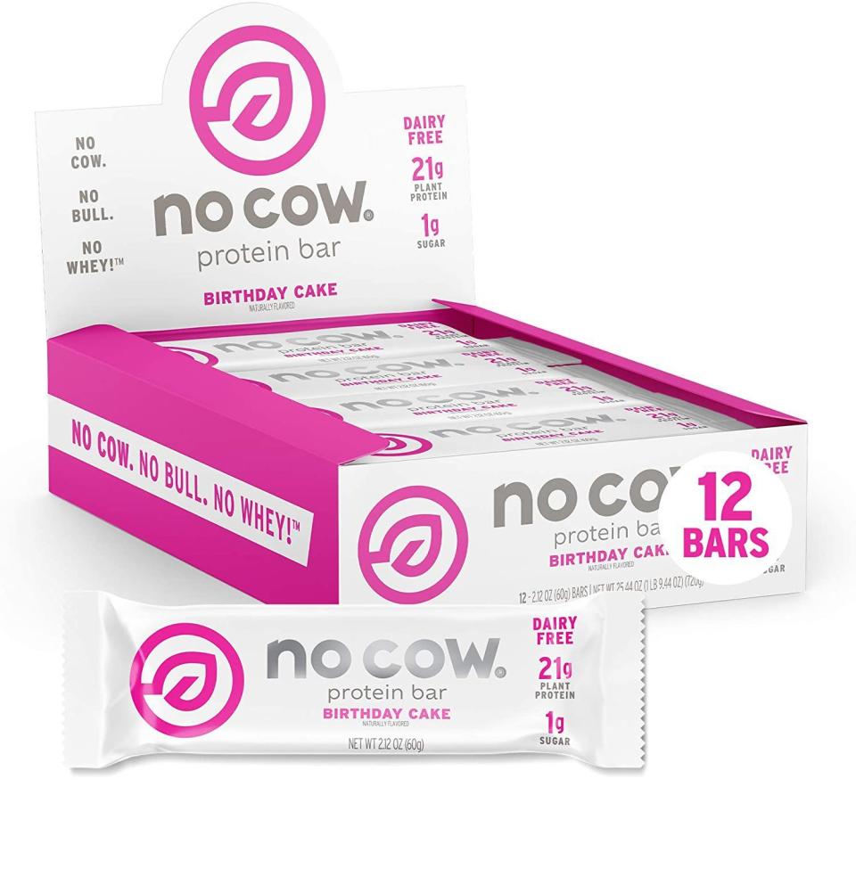 No Cow Protein Bars: Birthday Cake Flavor