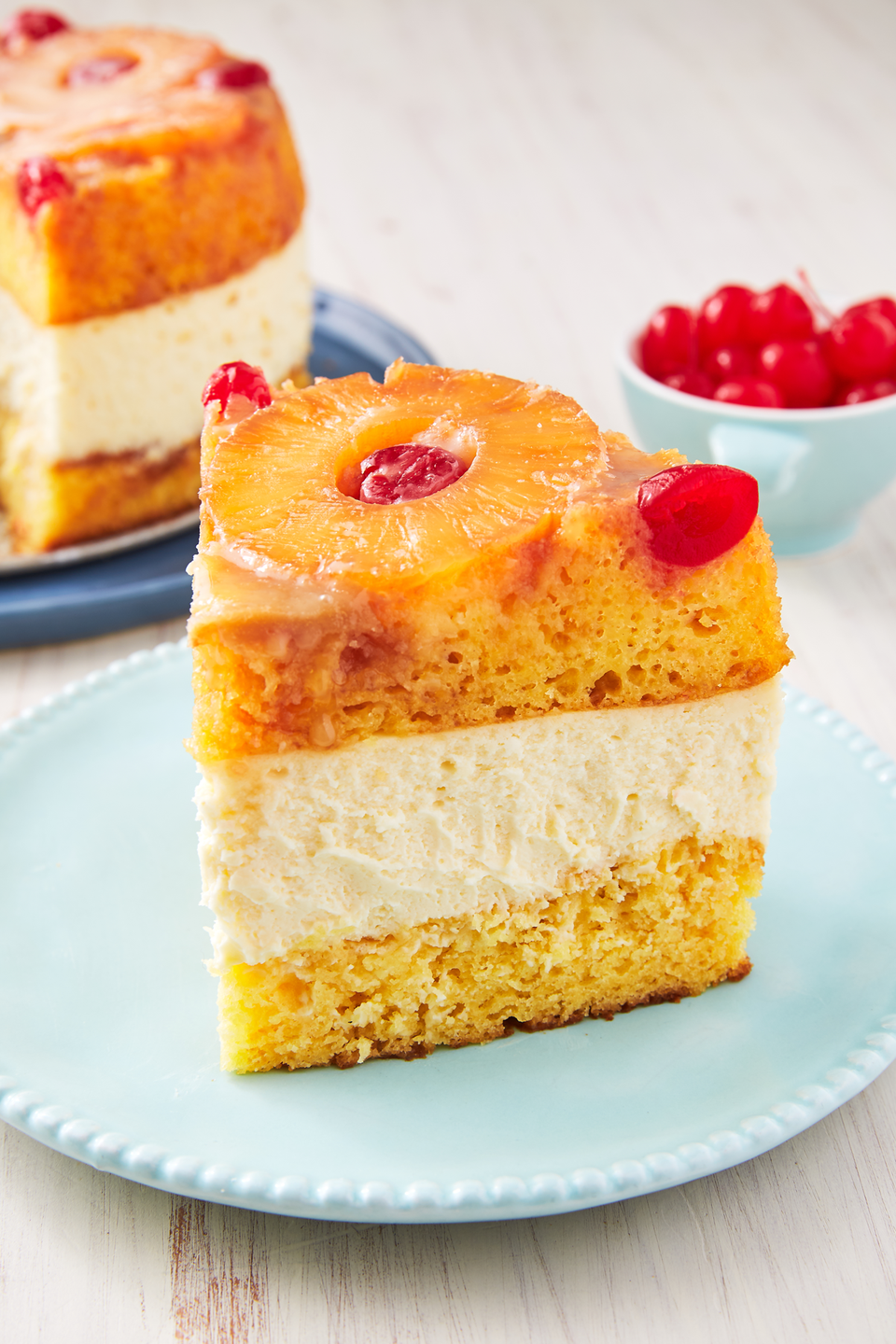 Pineapple Upside-Down Cheesecake