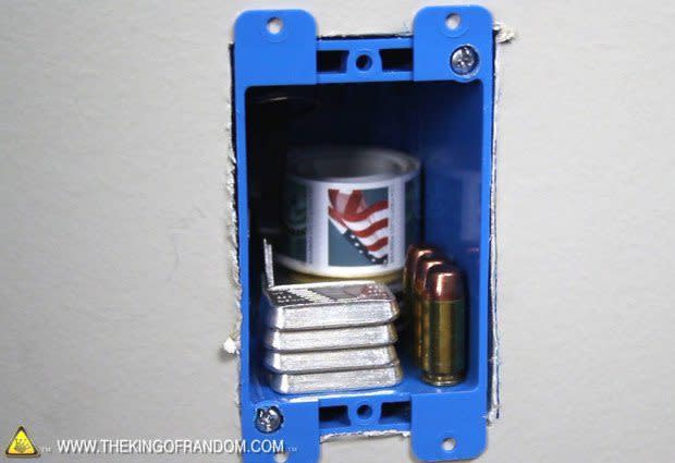 How to Make a Super Secret Wall Outlet Safe, By The King of Random—Via Instructables