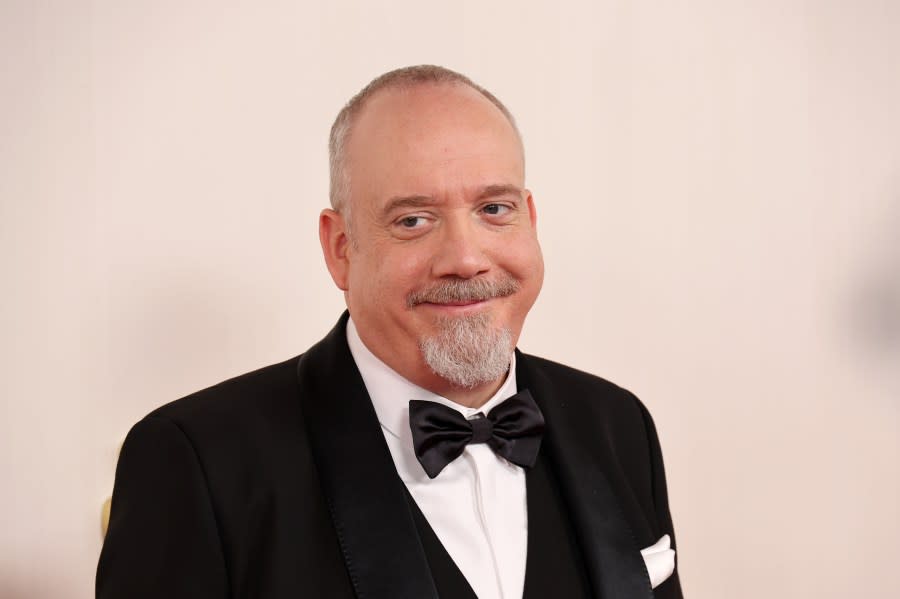 HOLLYWOOD, CALIFORNIA – MARCH 10: Paul Giamatti attends the 96th Annual Academy Awards on March 10, 2024 in Hollywood, California. (Photo by Marleen Moise/Getty Images)