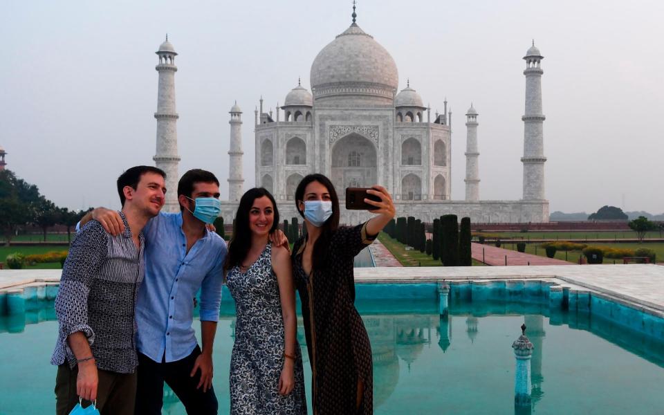 Tourists will return to the Taj Mahal for the first time in months - AFP