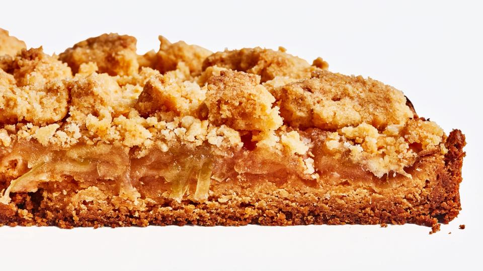 Suspiciously Cheesy Apple Crumb Bars