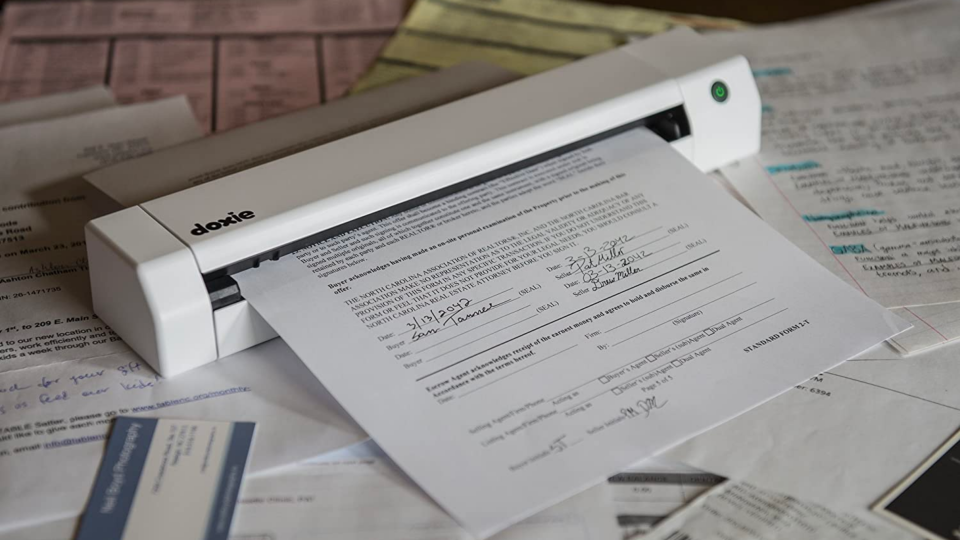 You don't need a massive flatbed scanner to digitize important documents.