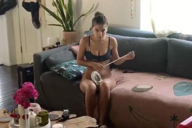 Caitlin Stasey bares all on Instagram