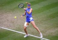 Tennis - WTA Premier - Aegon Classic - Edgbaston Priory Club, Birmingham, Britain - June 24, 2017 Czech Republic's Lucie Safarova in action against Czech Republic's Petra Kvitova during the semi final Action Images via Reuters/Peter Cziborra