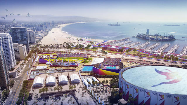 洛杉矶 2024 申奥标识  Los Angeles Candidate City Olympic Games