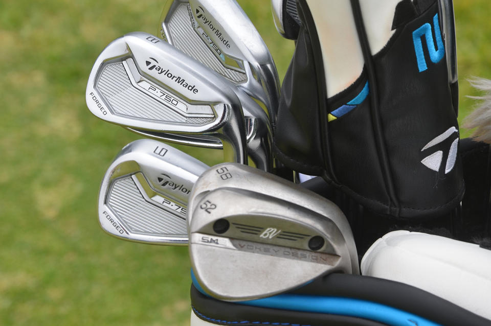 Sergio Garcia's irons at the 2021 U.S. Open.