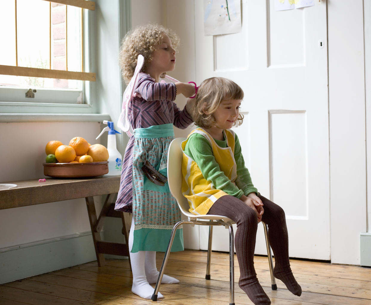 What is it about kids and cutting their own hair [Photo: Getty]