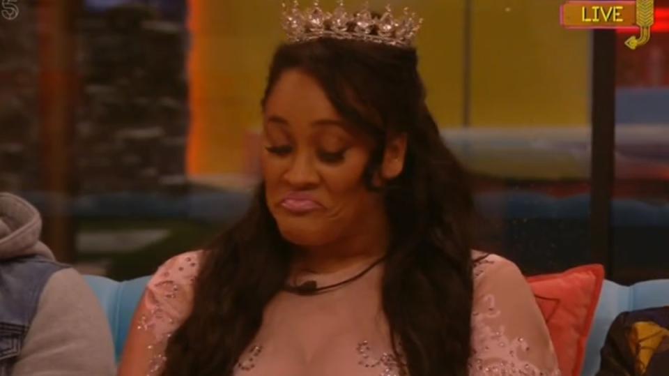 Natalie was shocked to hear she was leaving (Channel 5)