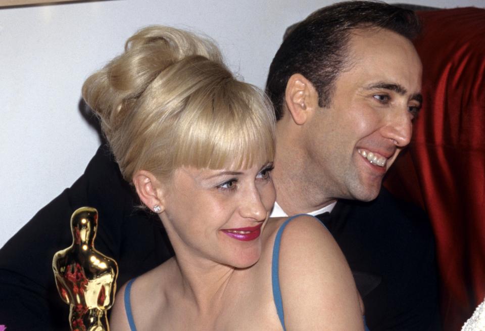 Nicolas Cage and Patricia Arquette