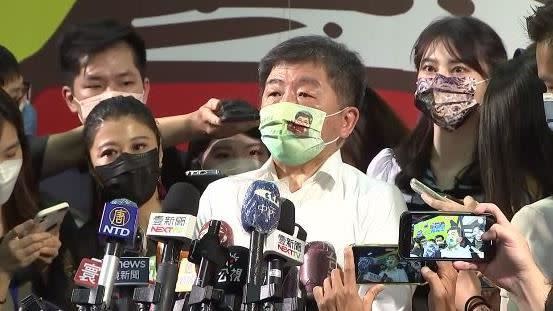 民進黨台北市長參選人陳時中今日參觀《2022 漫畫博覽會》。