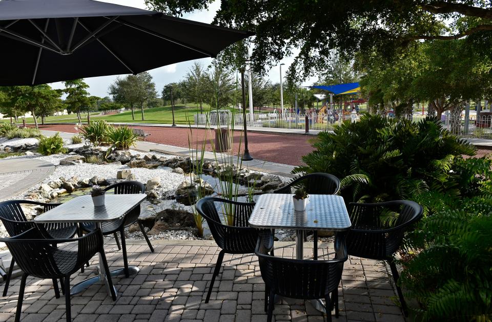 Cafe in the Park is part of Payne Park at 2010 Adams Lane on the eastern edge of downtown Sarasota.