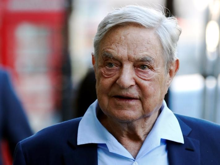 Business magnate George Soros arrives to speak at the Open Russia Club in London, Britain June 20, 2016. REUTERS/Luke MacGregor 