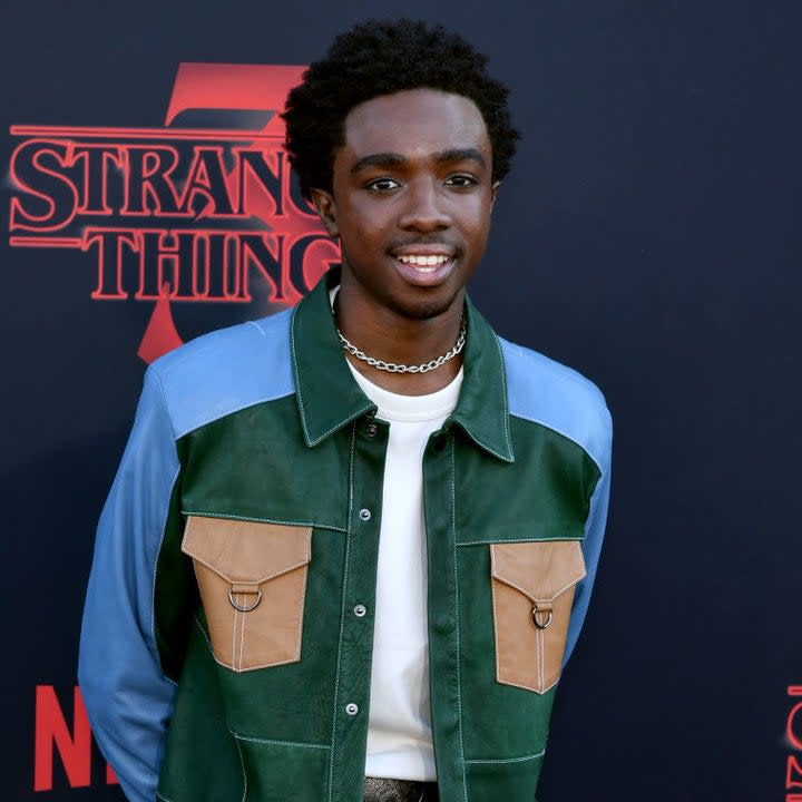 Caleb McLaughlin attends the premiere of Netflix's 