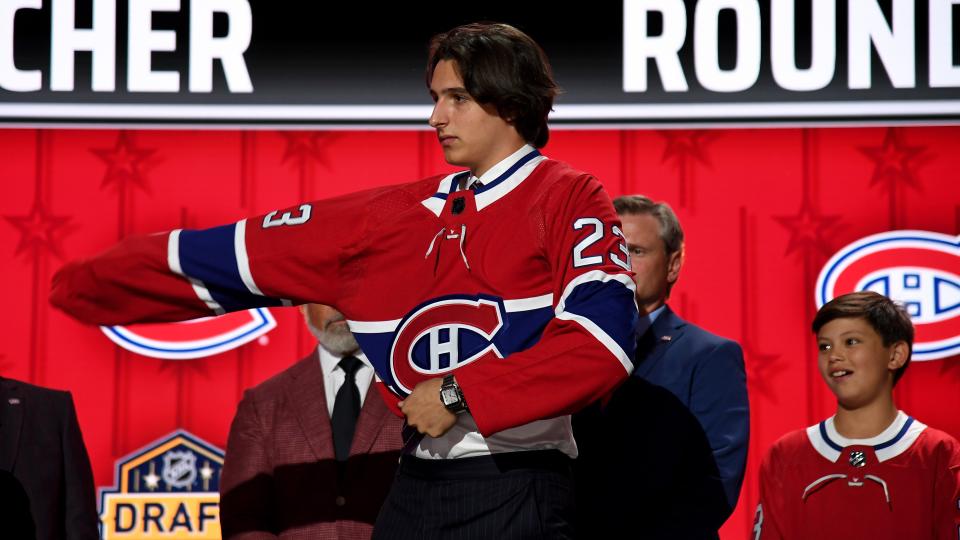 The selection of David Reinbacher did not go over well with Montreal Canadiens fans. (Christopher Hanewinckel-USA TODAY Sports)